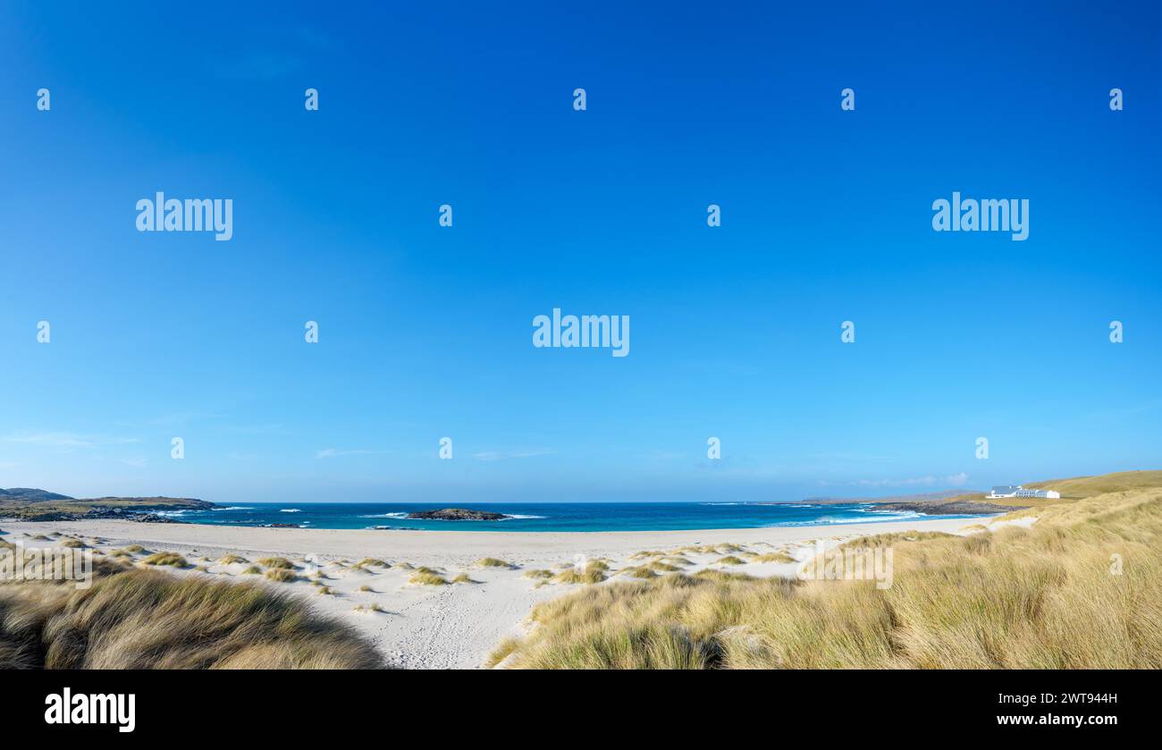 Tangasdale Beach, Isle of Barra, Äußere Hebriden, Schottland, Großbritannien Stockfoto