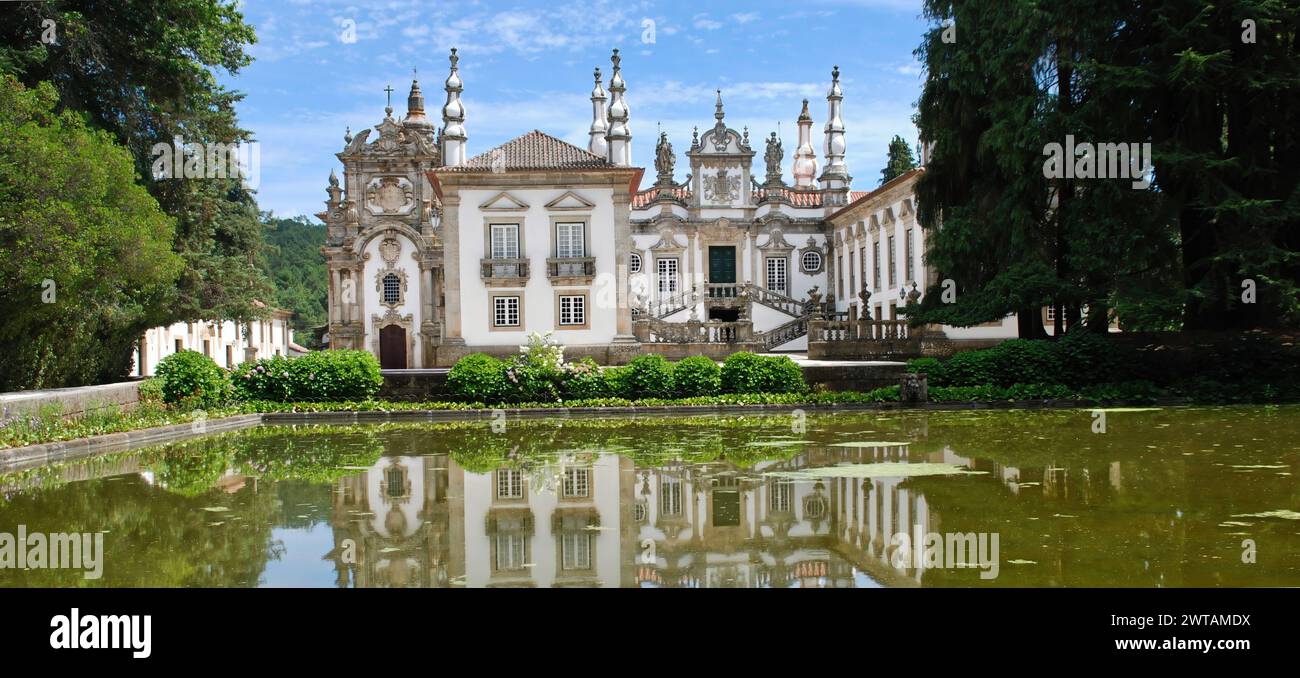 Palácio de Mateus, Portugal Stockfoto