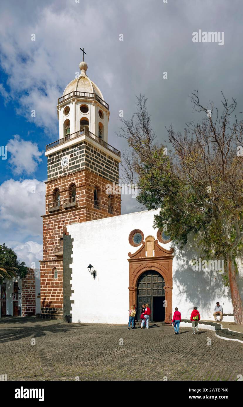 Kirche unserer Lieben Frau von Guadalupe, Iglesia de Nuestra Senora de Guadalupe, Teguise, Lanzarote, Kanarische Inseln, Spanien Stockfoto