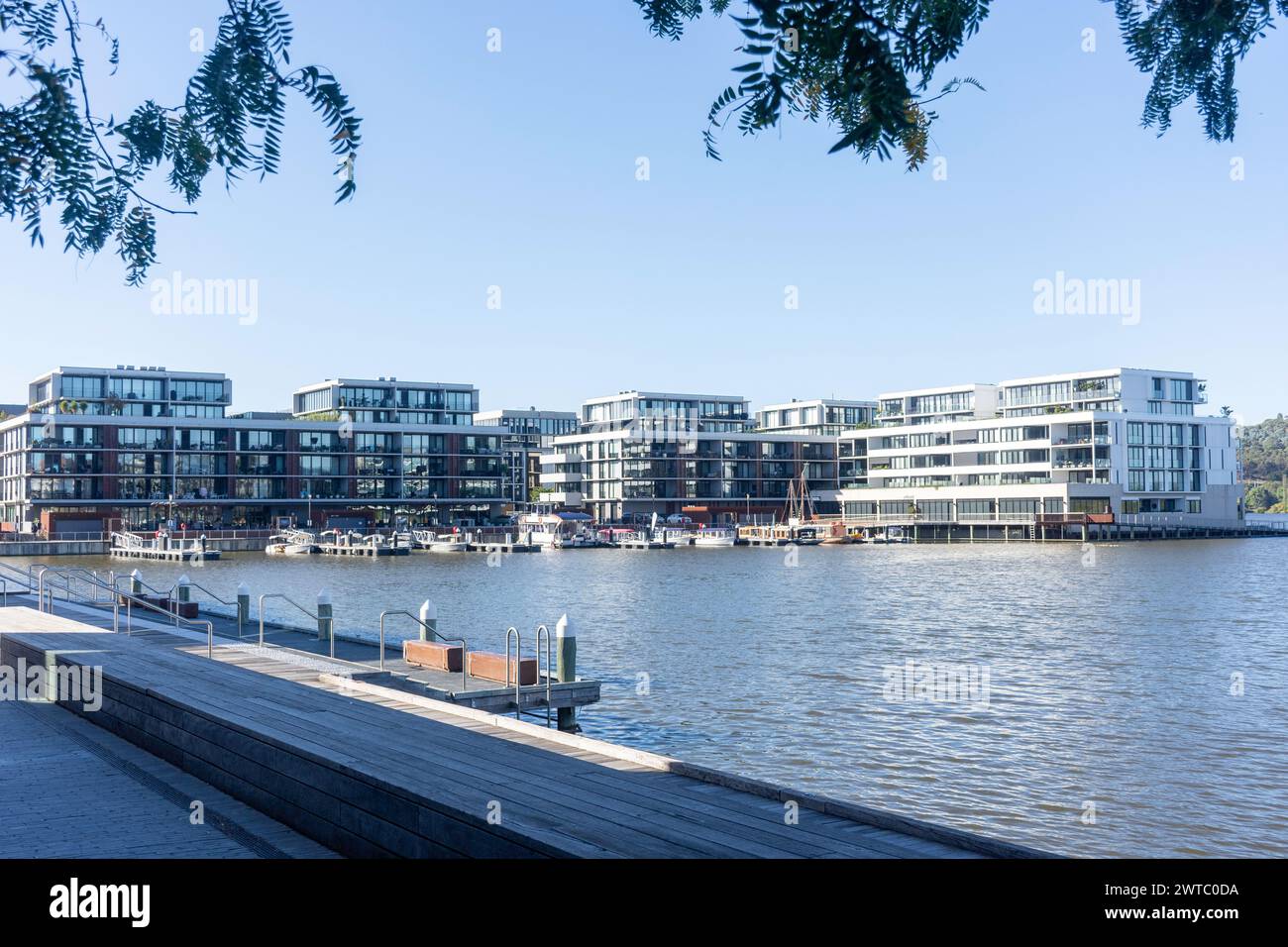 Kingston Uferwohnungen, Kingston, Australian Capital Territory, Australien Stockfoto