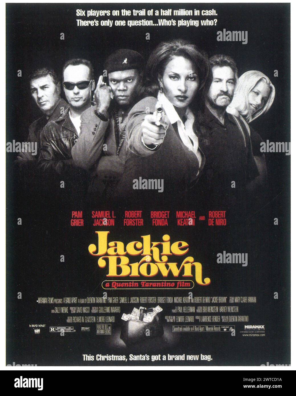 1997 Jackie Brown Filmplakat unter der Regie von Quentin Tarantino Stockfoto