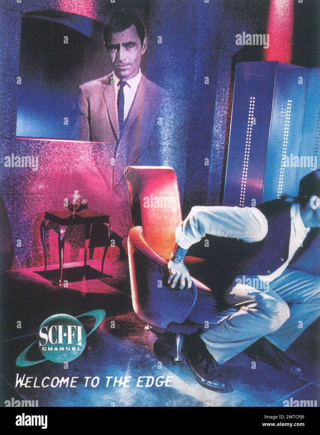 1994 Sci Fi Channel TV Show Werbespot Stockfoto