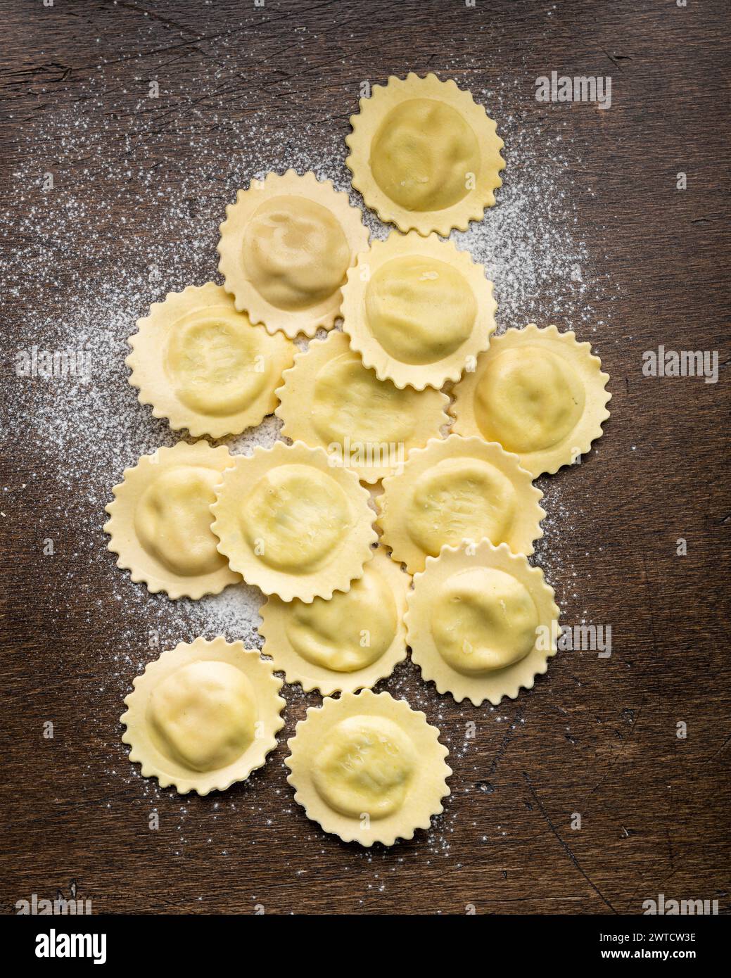 Ravioli Stockfoto