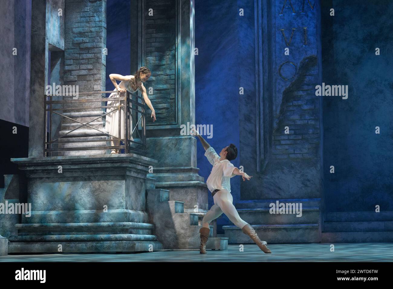 Northern Ballet Romeo und Juliet Leeds Grand Theatre 2024 Stockfoto