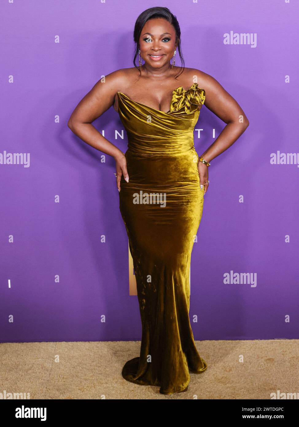 LOS ANGELES, KALIFORNIEN, USA – 16. MÄRZ: Naturi Naughton wird am 16. März 2024 im Shrine Auditorium and Expo Hall in Los Angeles, Kalifornien, USA, bei den 55. Jährlichen NAACP Image Awards teilnehmen. (Foto: Xavier Collin/Image Press Agency) Stockfoto