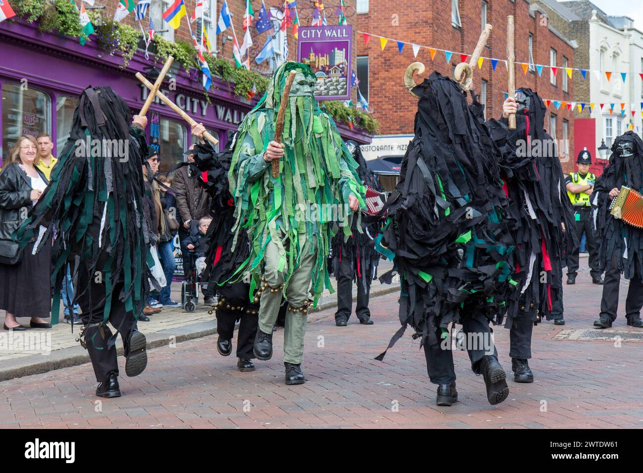 Morris tanzt beim Sweeps Festival in Rochester Stockfoto