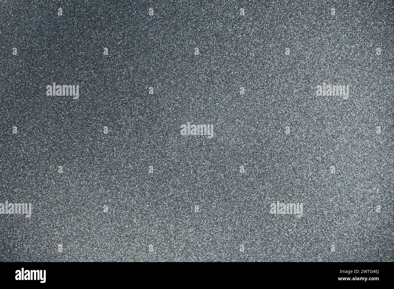 Glänzendes glattes Metallblech mit glitzernden Punkten mattem Hintergrund Stockfoto