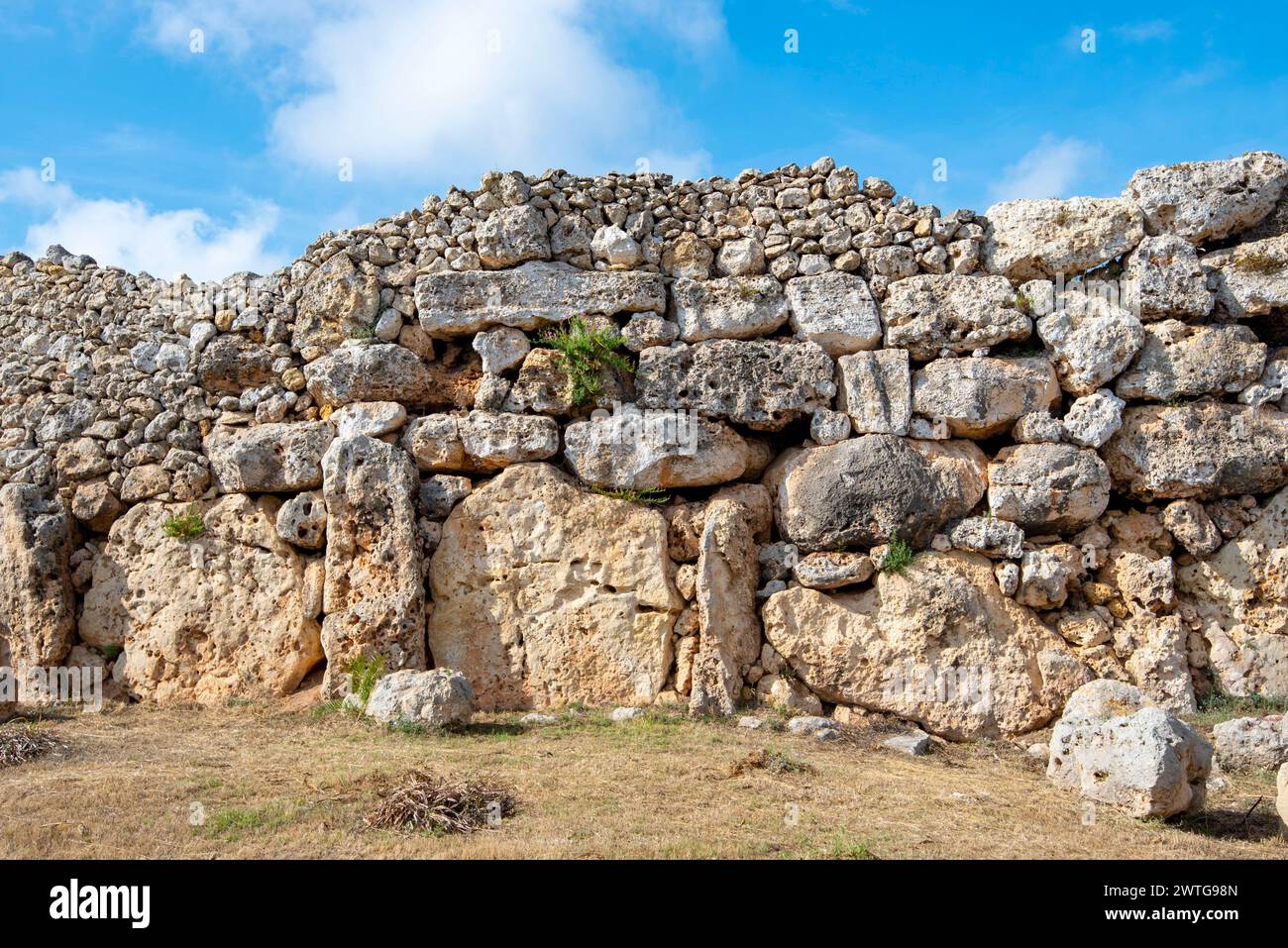 Ggantija Tempel - Gozo - Malta Stockfoto