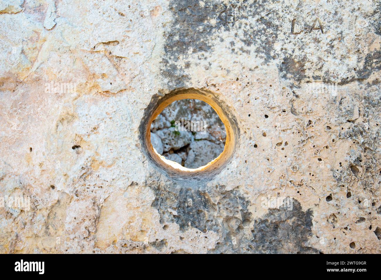 Ggantija Tempel - Gozo - Malta Stockfoto