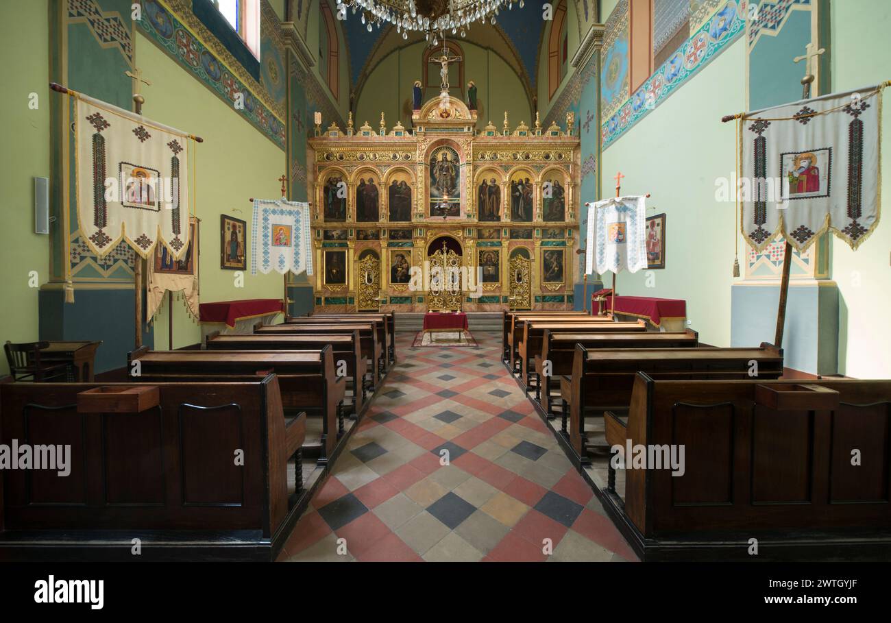 Griechisch-katholische Kirche der Heiligkreuzerhöhung, Krakau, Polen Stockfoto