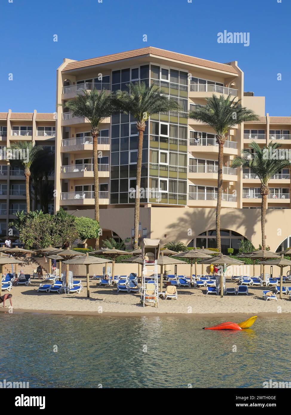 Marriott Beach Resort, Hurghada, Ägypten Stockfoto