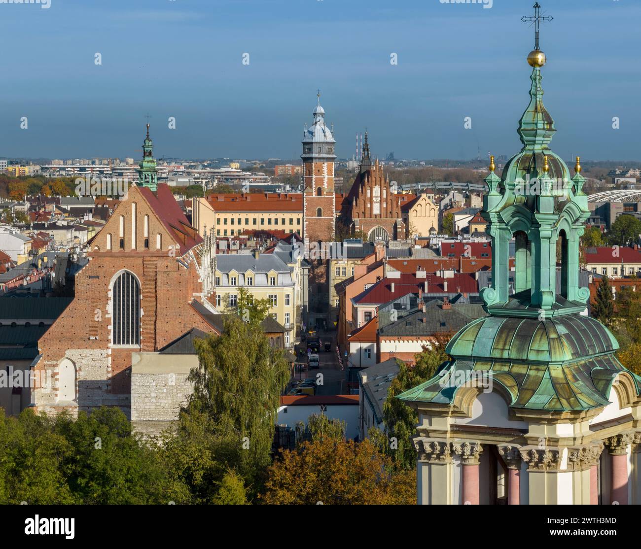 Kirche St. Katharina von Alexandria und St. Malgorzata, Krakau, Polen Stockfoto