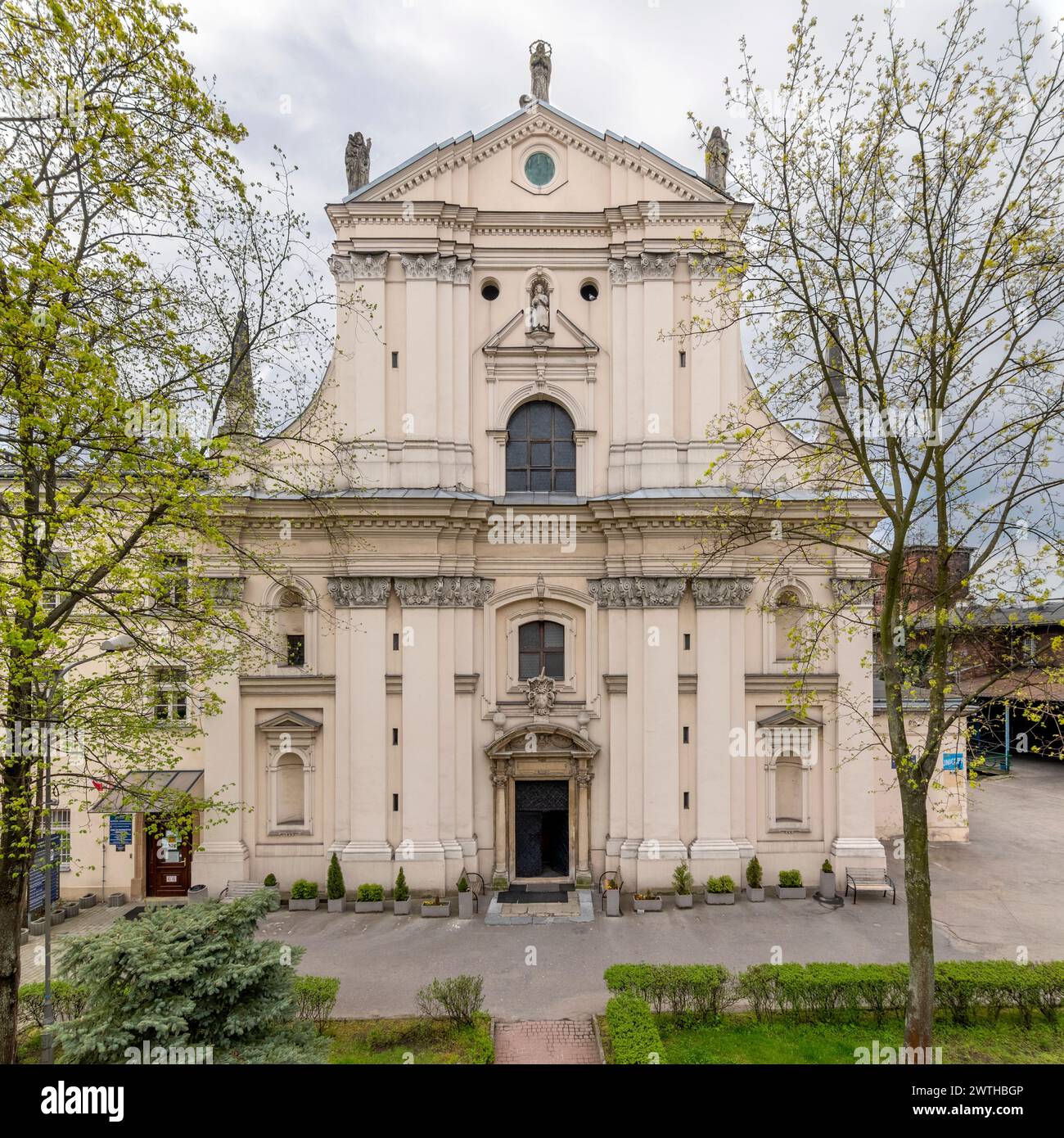 Kirche St. Lazarus, Kopernika St., Wesola, Krakau, Polen Stockfoto