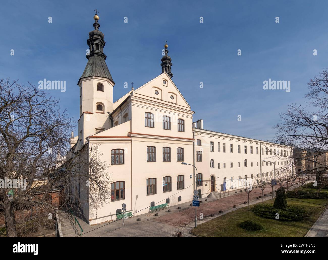 Kirche St. Lazarus, Kopernika St., Wesola, Krakau, Polen Stockfoto