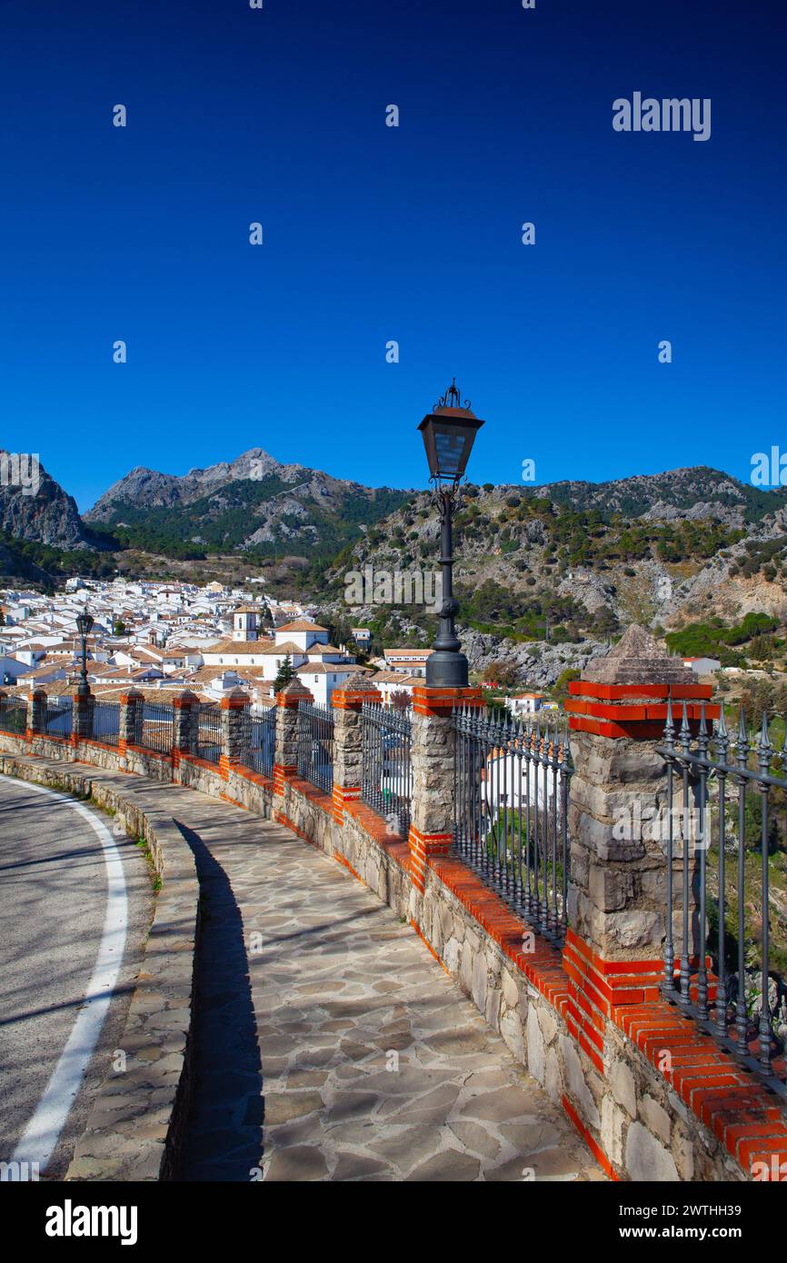 Arcos de la Frontera ist eine Stadt in der Sierra de Cadiz comarca in Spanien Stockfoto