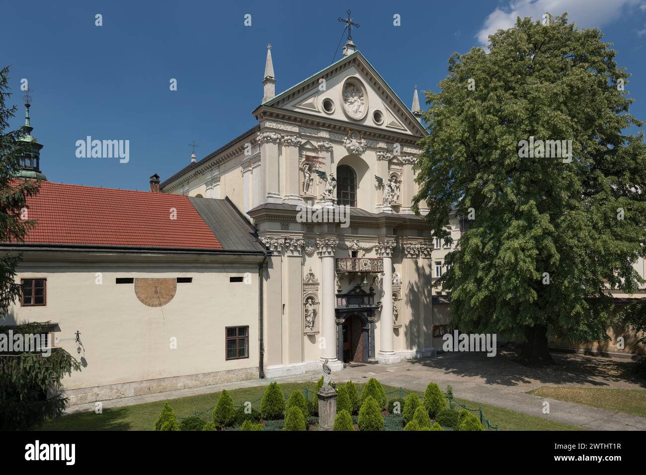 Kirche St. Francis de Sales, Krowoderska St., Krakau, Polen Stockfoto