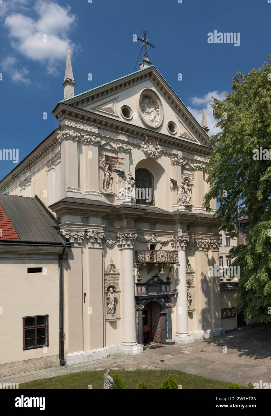 Kirche St. Francis de Sales, Krowoderska St., Krakau, Polen Stockfoto