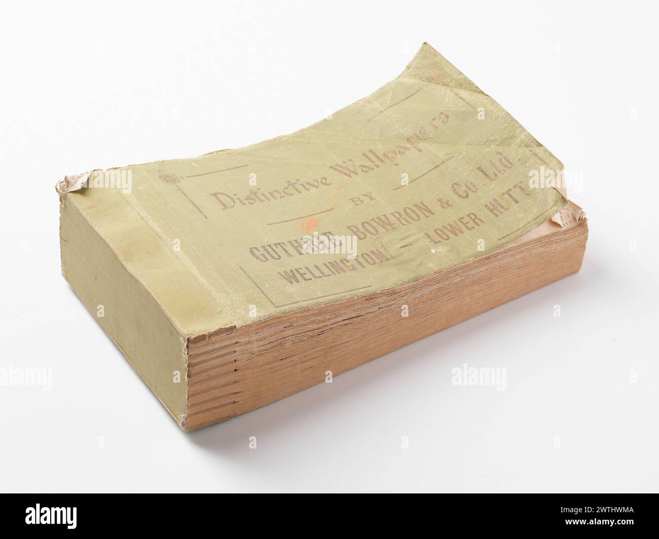 Tapeten Musterbuch, 'unverwechselbare Tapeten' Tapeten, Musterbücher Stockfoto