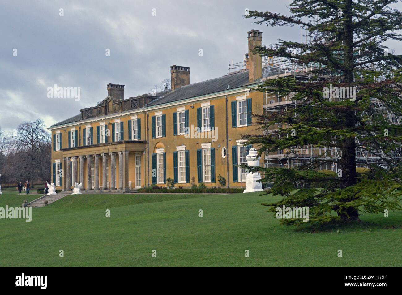 England, Surrey, Great Bookham: Polesden Lacy Manor House, 1821-3 erbaut und von Mrs. Greville dem National Trust überlassen. Da war ein Haus drauf Stockfoto