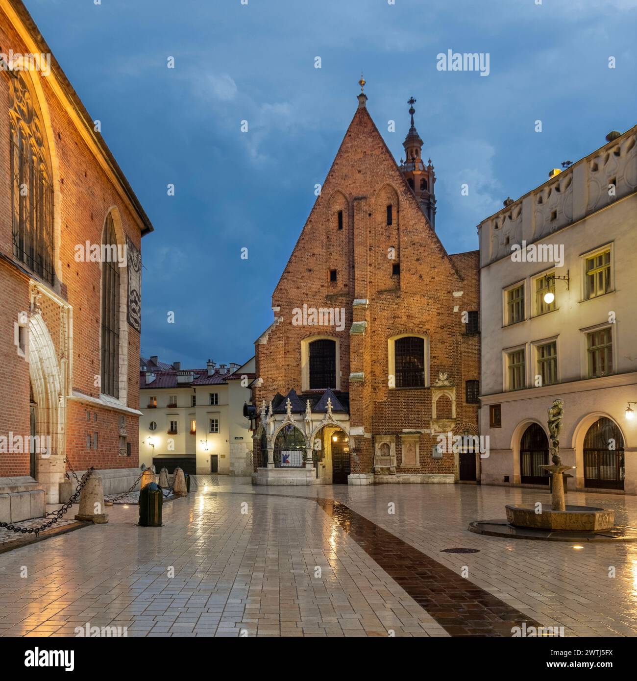Kirche der heiligen Barbara, Krakau, Polen Stockfoto