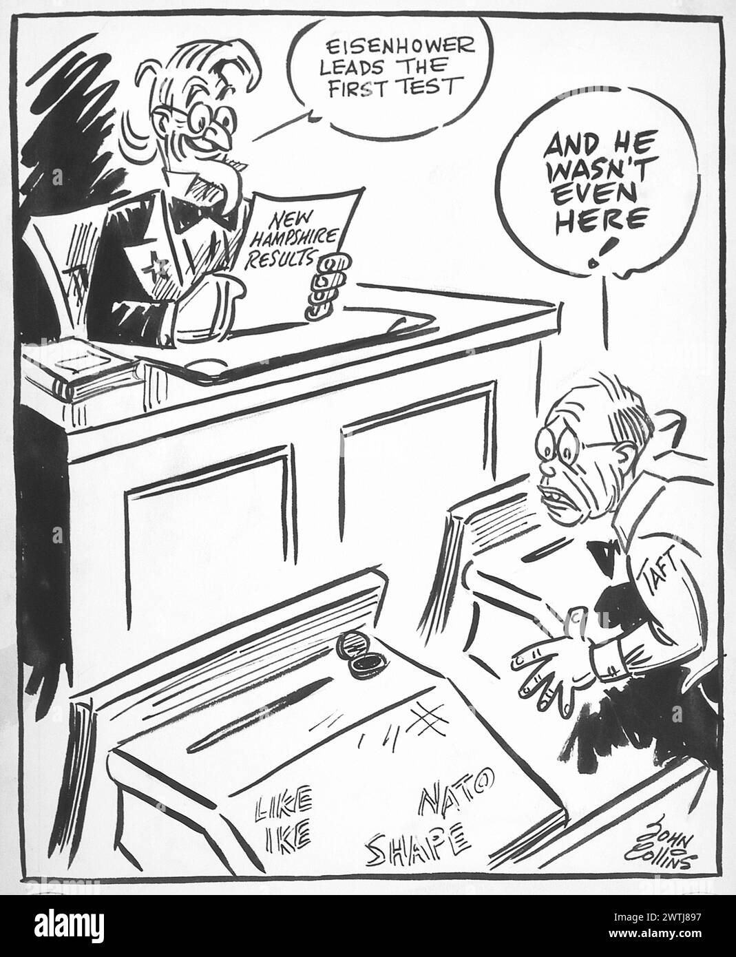 Cartoon - Die Primärklasse. John Collins (1917-2007) Stockfoto