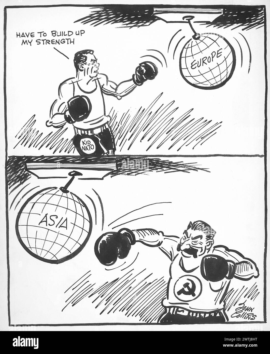 Karikaturen Zum Kalten Krieg Kalter krieg karikatur -Fotos und -Bildmaterial in hoher Auflösung – Alamy