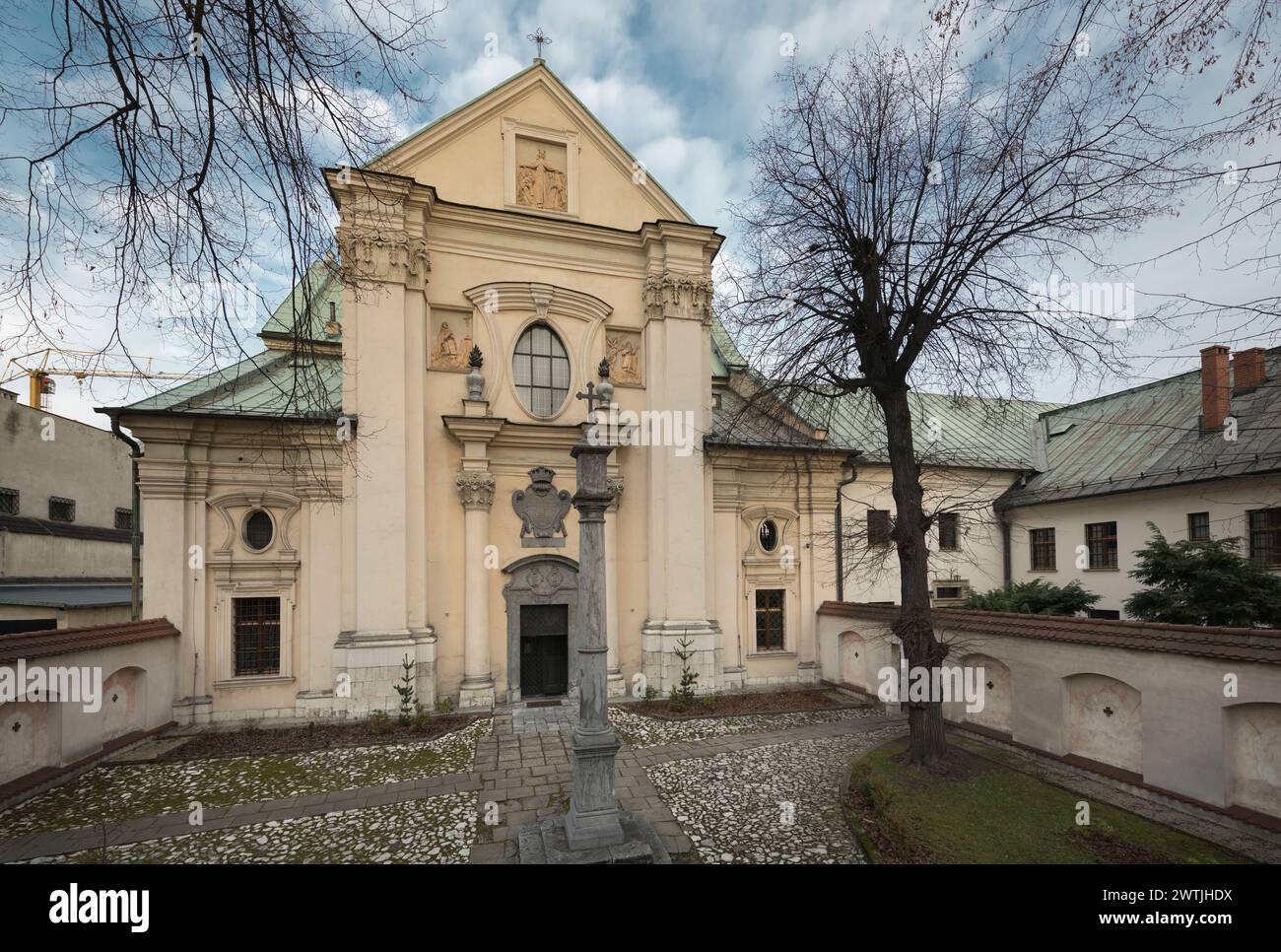 Kirche St. Teresa von Jesus und St. Johannes vom Kreuz, Krakau, Polen Stockfoto