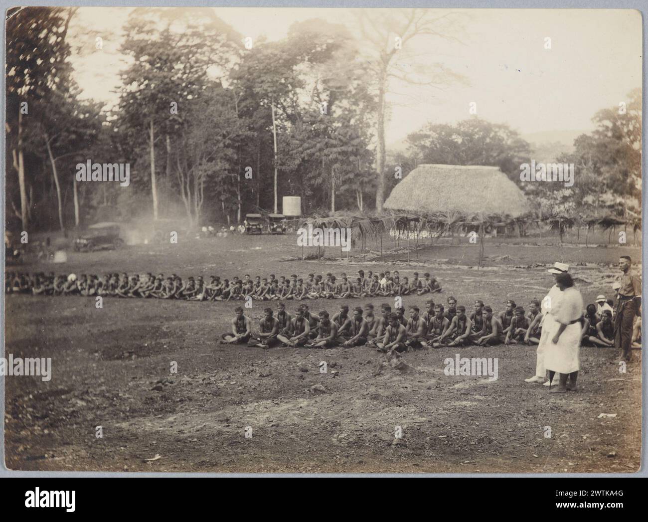 Eröffnung der Avele School, 12. Juni 1924 Gelatinedruck, Fotoabzüge Stockfoto