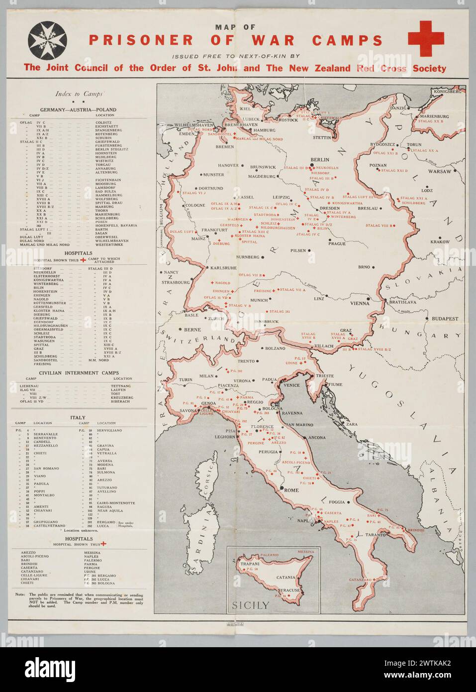 Karten zuordnen Stockfoto