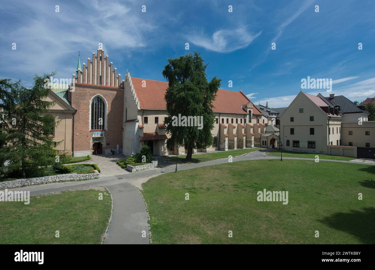 Kirche St. Franziskaner von Assisi, Franziskaner, Krakau, Polen, Krakau, Polen Stockfoto