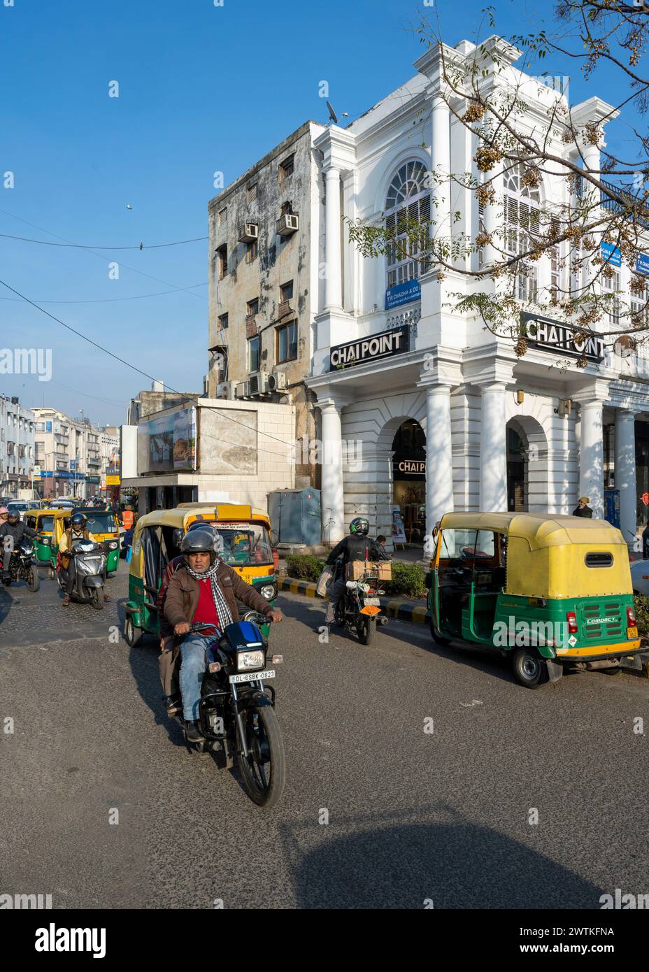 Indien, Neu-Delhi, Connaught Place Stockfoto