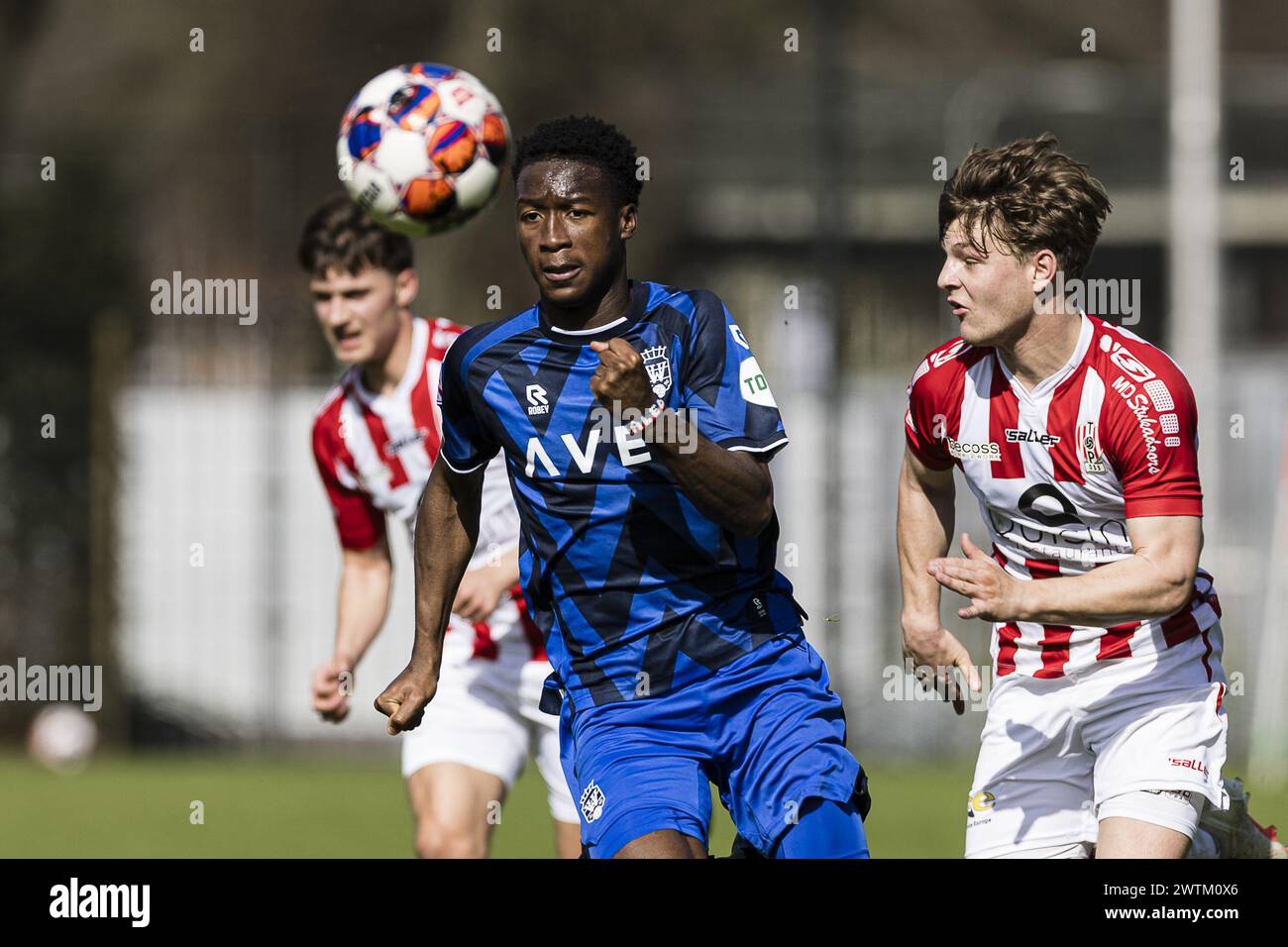 TILBURG - 18-03-2024. Stadion Koning Willem II. Keuken Kampioen Divisie, KKD. Saison 2023-2024. Willem II - TOP Oss (freundlich). Endpunktzahl 2:1. Willem II Spieler Khaled Razak. Beschreibung: Pro Shots/Alamy Live News Stockfoto