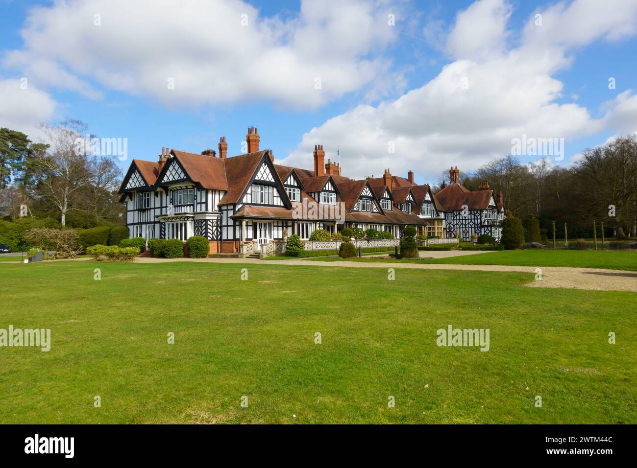 Das Petwood Hotel, ehemalige Offiziere der Royal Air Force 617 Dambusters Squadron. Woodhall Spa, Lincolnshire, England Stockfoto
