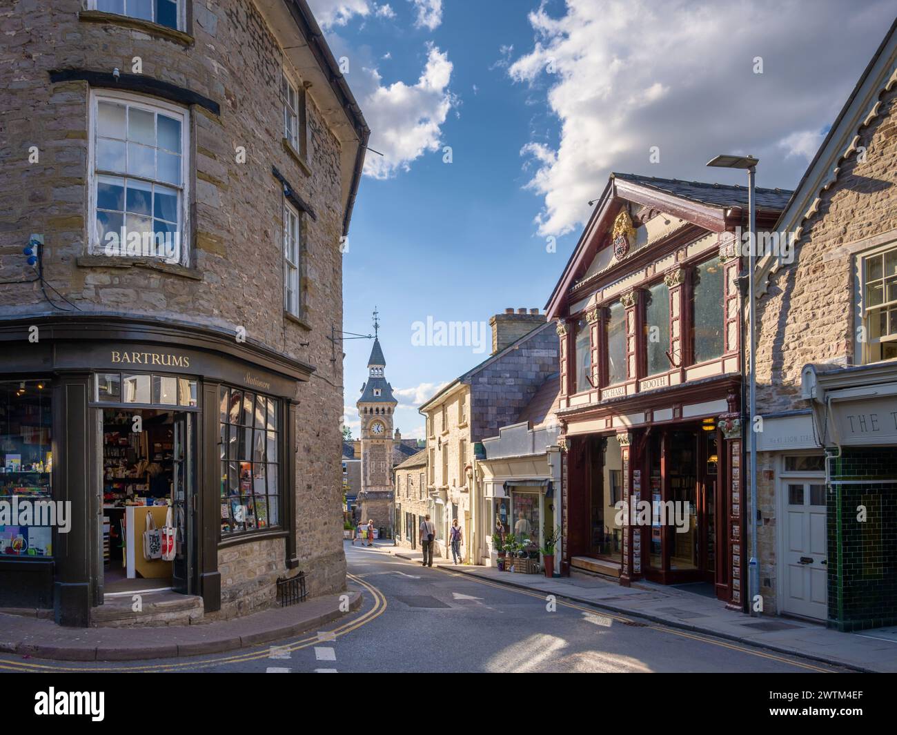 Richard Booth's Bookshop, Hay on Wye, Wales, Großbritannien Stockfoto