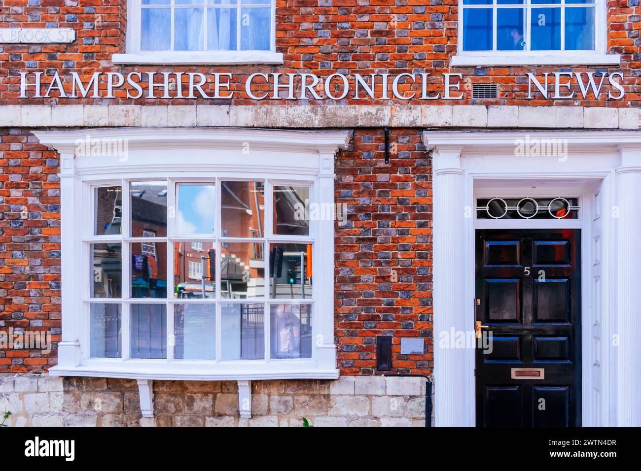 Hauptsitz. The Hampshire Chronicle ist eine Lokalzeitung mit Sitz in Winchester, Hampshire, England, Großbritannien Stockfoto