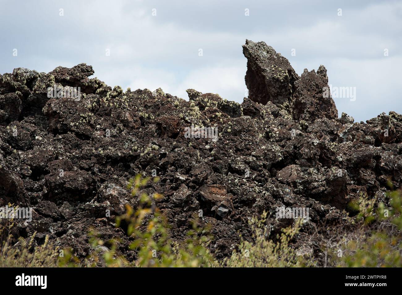 Letzter Vulkanausbruch in Kenia Stockfoto