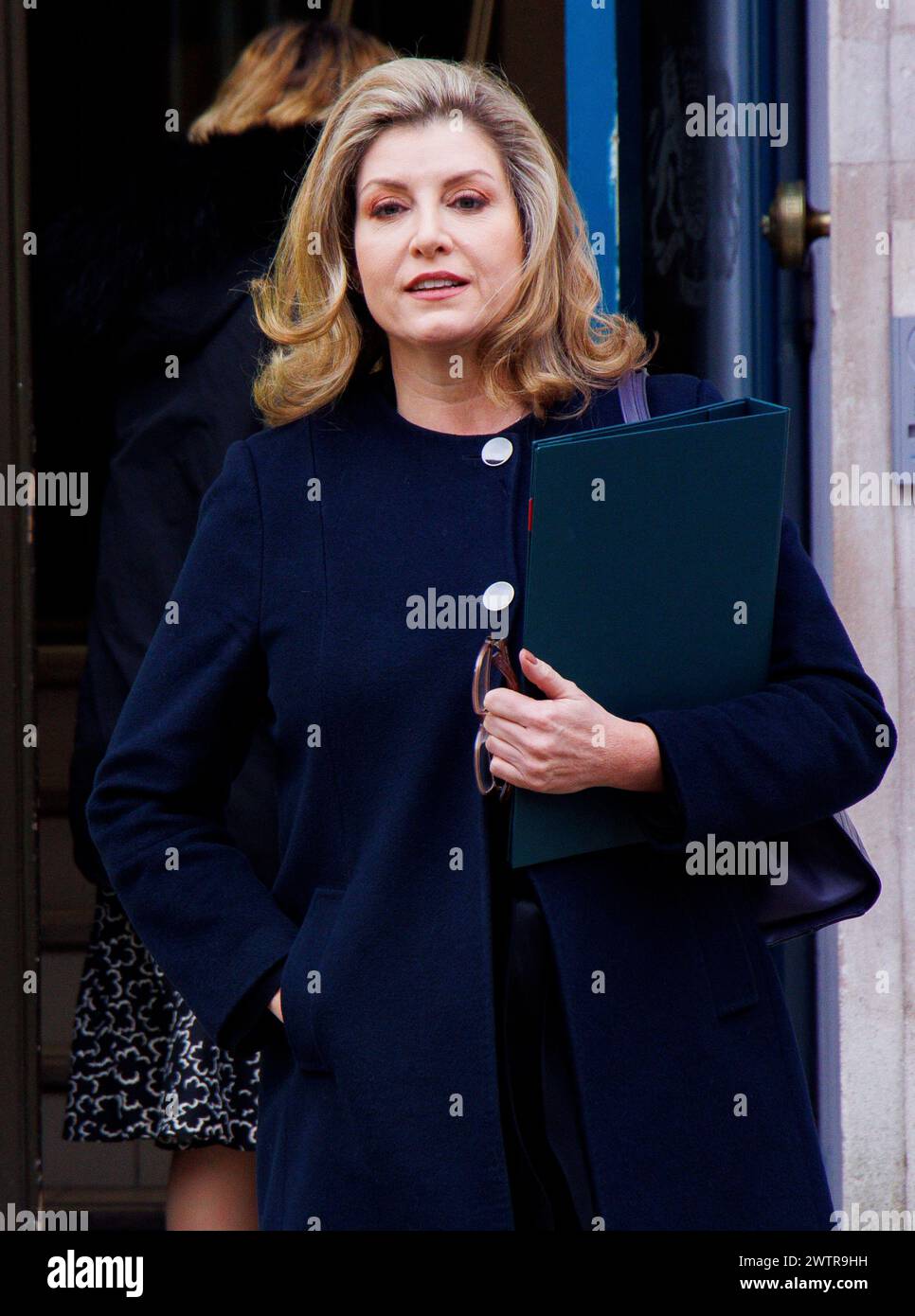 London, Großbritannien. März 2024. Penny Mordaunt, Lord President of the Council, Leader of the House of Commons, verlässt das Kabinettsbüro. Quelle: Mark Thomas/Alamy Live News Stockfoto