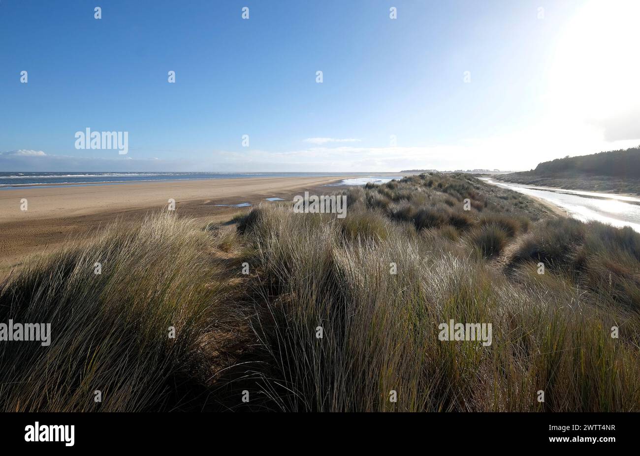 Wells-next-the-Sea Beach, North Norfolk, England Stockfoto