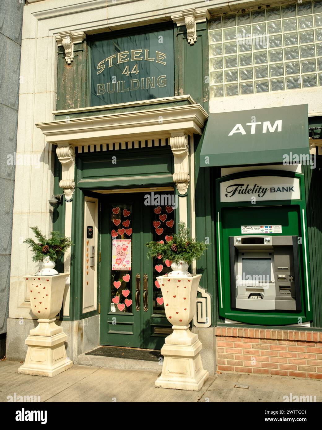 Das Steele Building im Zentrum von Easton, Pennsylvania Stockfoto