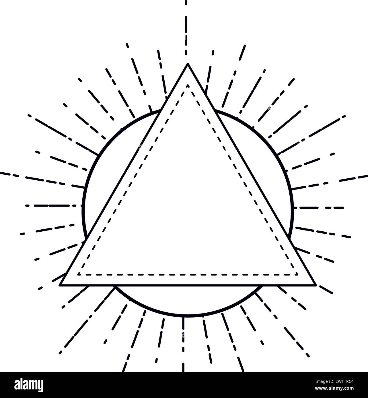 Dekoratives Logo-Label im Retro-Look Stock Vektor