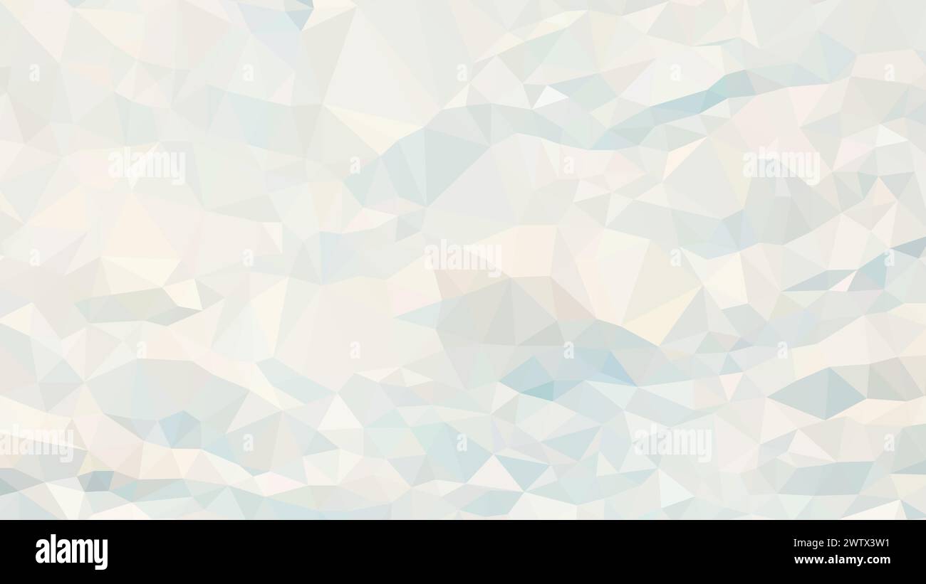 Vektor niedriger abstrakter weißer und hellblauer Hintergrund, trendiger Karikaturhimmel mit Wolken, geometrische, geschäftliche Luxus polygonale Tapete, Dreieck mod Stock Vektor