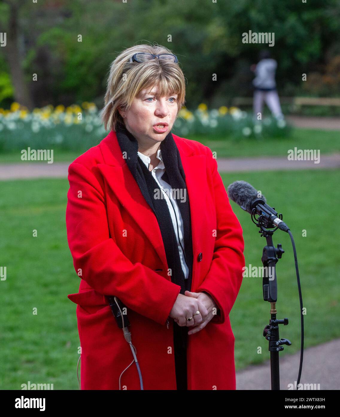 London, England, Großbritannien. März 2024. Gesundheitsministerin MARIA CAULFIELD wird während der morgendlichen Medienrunde in Westminster gesehen. (Kreditbild: © Tayfun Salci/ZUMA Press Wire) NUR REDAKTIONELLE VERWENDUNG! Nicht für kommerzielle ZWECKE! Stockfoto