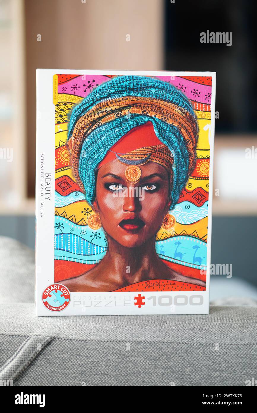 1000-teiliges Beauty Puzzle von Eurographics Stockfoto