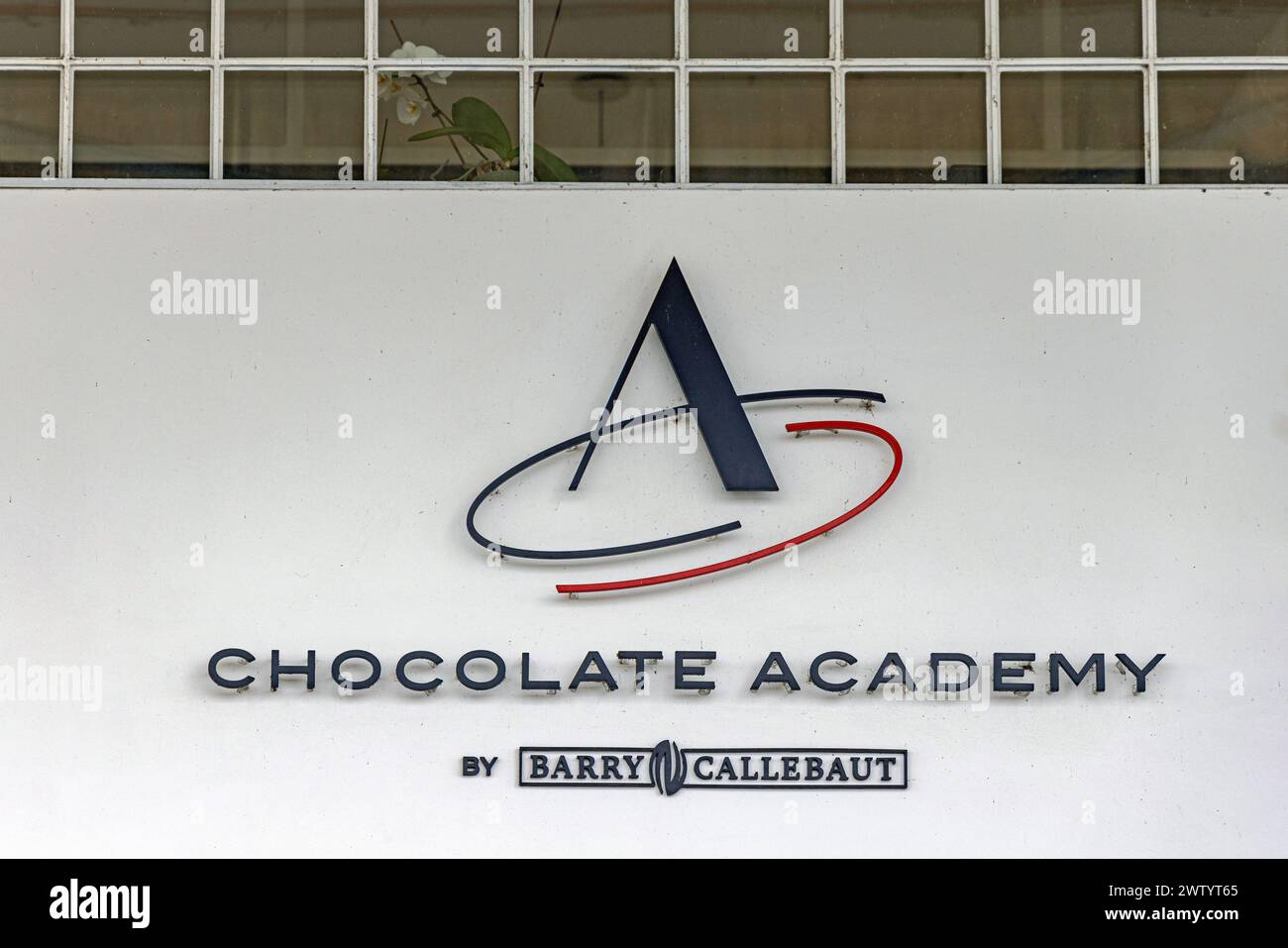 Belgrad, Serbien - 11. März 2024: Chocolate Academy von Barry Callebaut South East Europe in der Beton Hala Karadjordjeva Street. Stockfoto