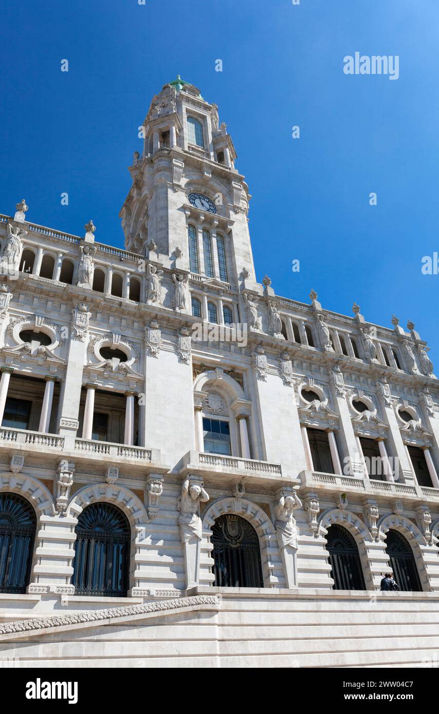 Portugal, Porto, Gebäude des Câmara Municipal (Rathaus) von Porto Stockfoto