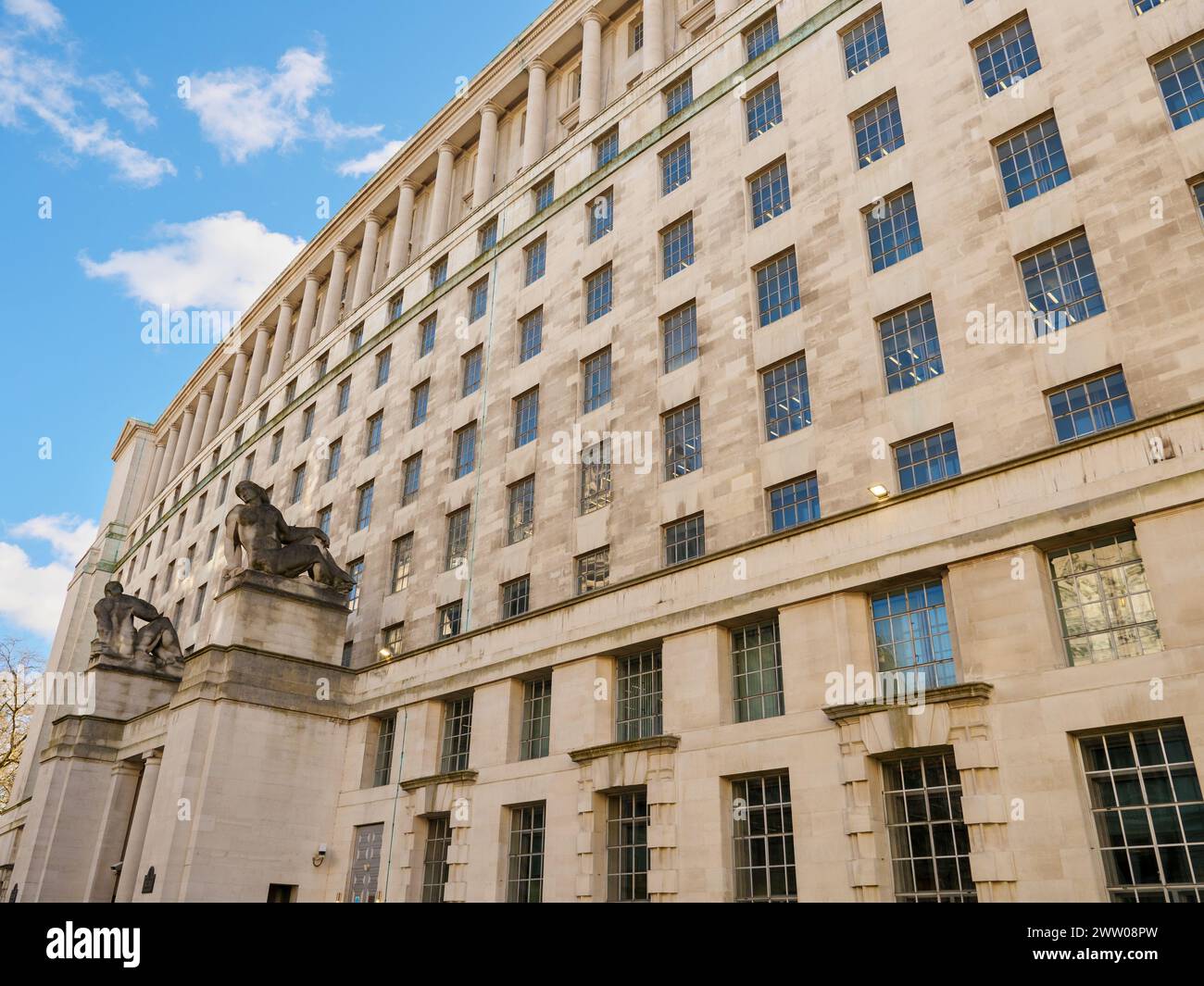 Das Verteidigungsministerium in Whitehall, London, Vereinigtes Königreich Stockfoto