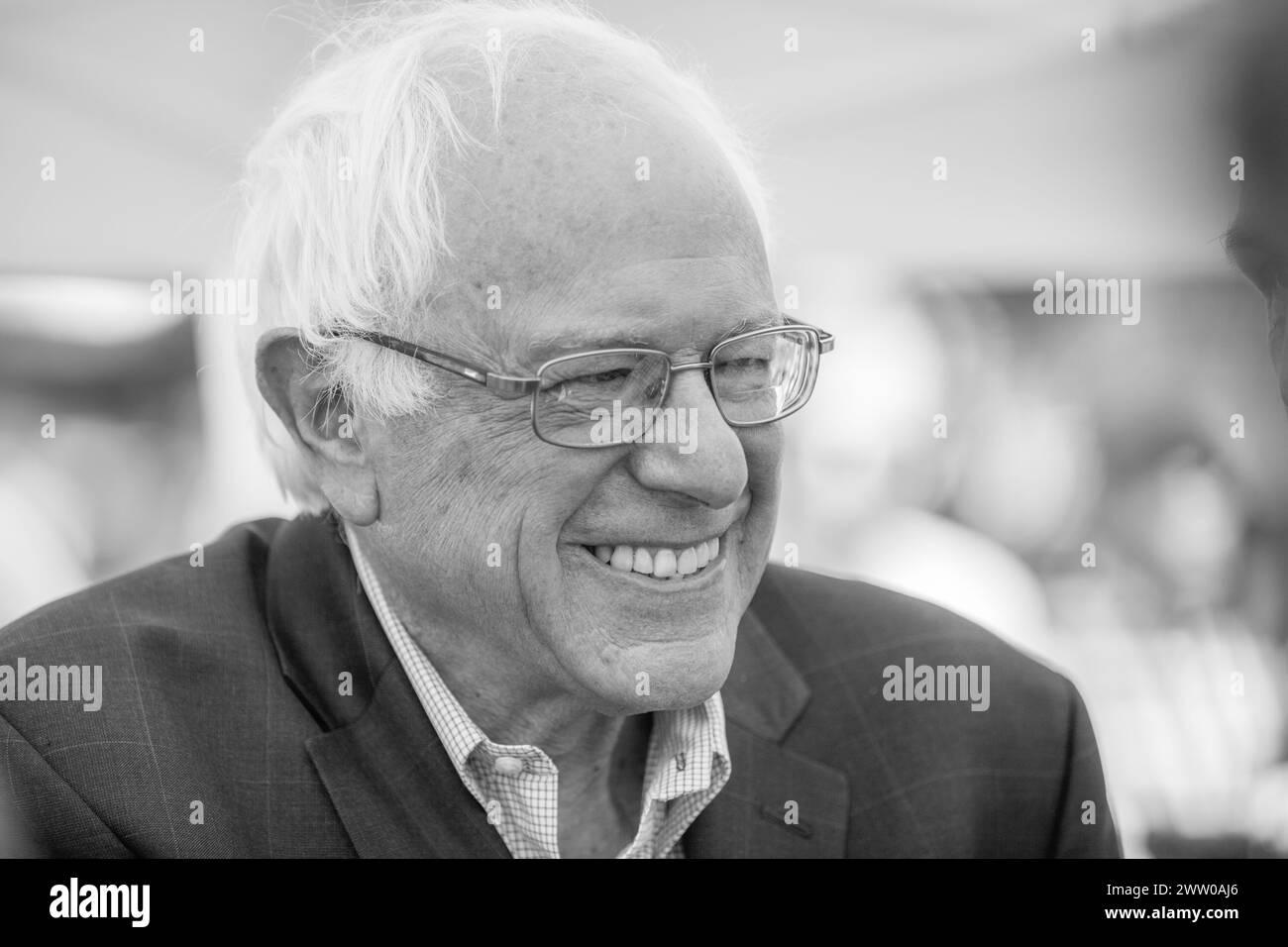 Bernie Sanders in Seattle Stockfoto