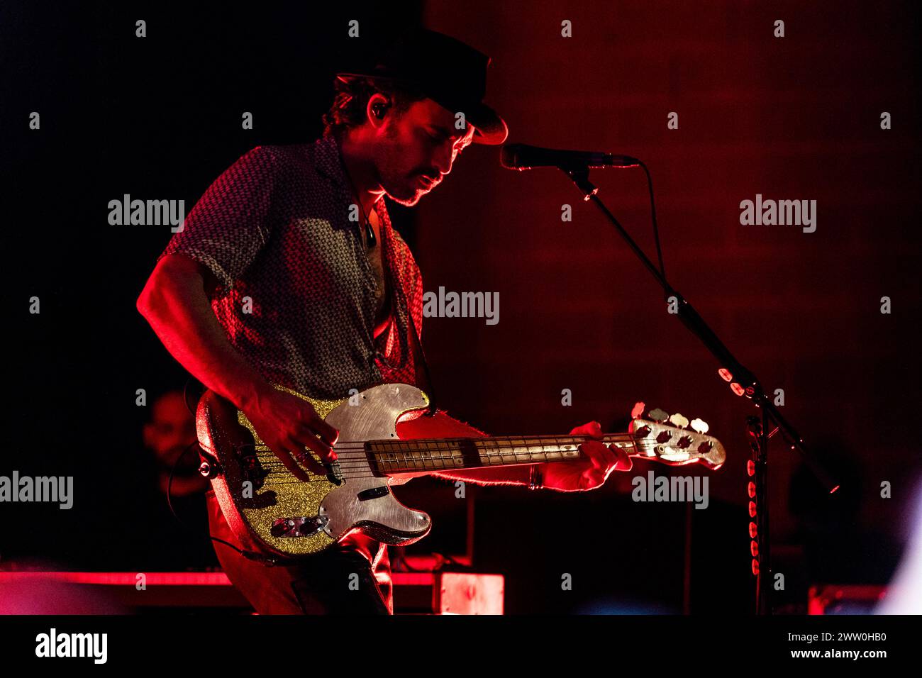 Mailand, Italien. November 2023. Josh Smith von Halestorm tritt am 28. November 2023 im Alcatraz Mailand auf. (Foto: Roberto Finizio/NurPhoto) Credit: NurPhoto SRL/Alamy Live News Stockfoto