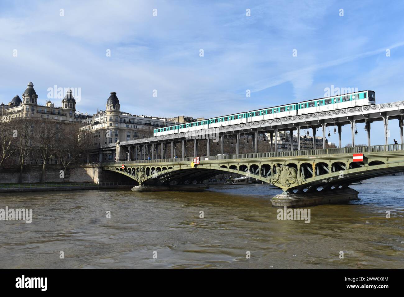 Pont de Passy - PARIS Stockfoto