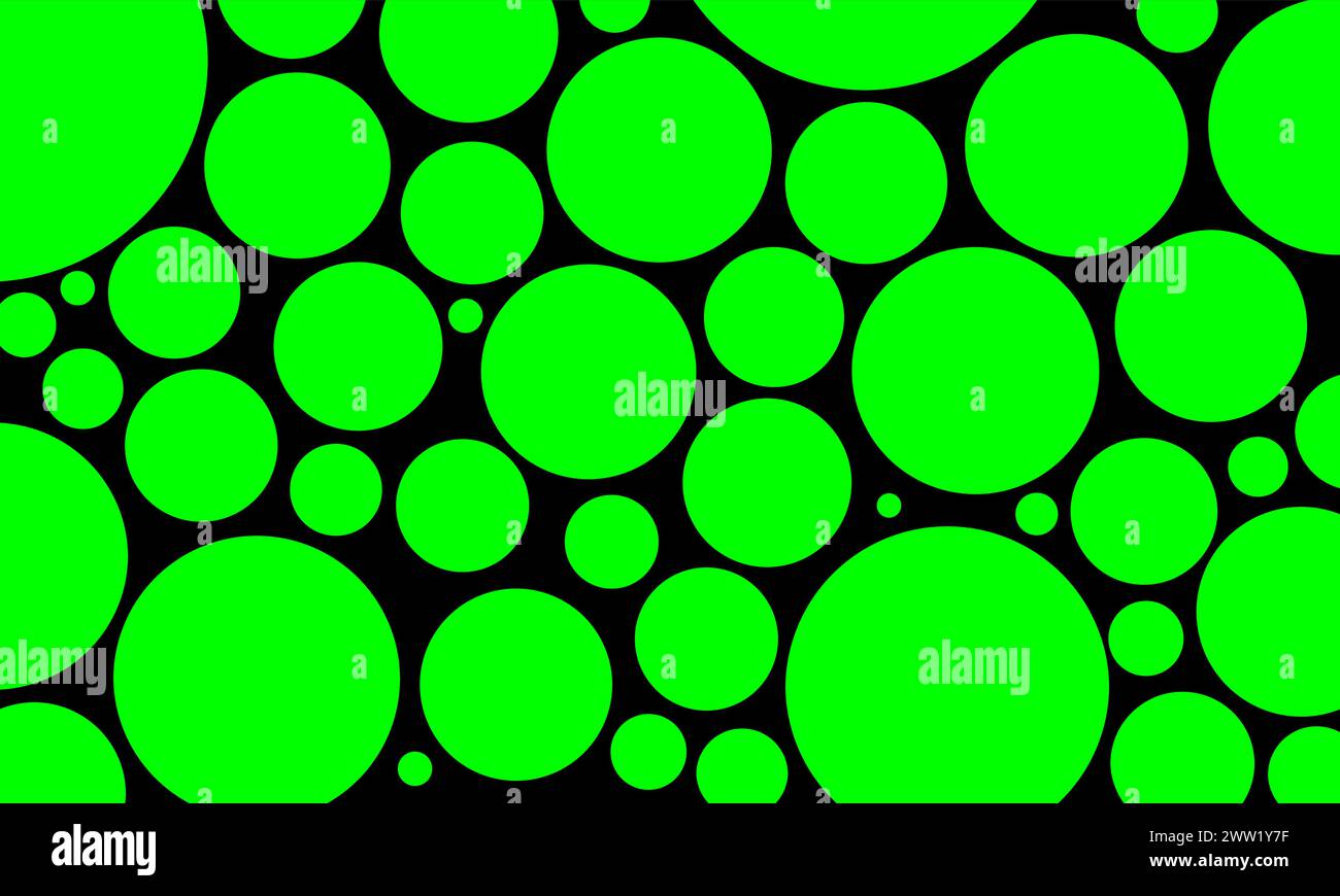 Grüner Kreis. Natürlich. Frisch. Vektordesign. Grüne Blase. Abstrakter Hintergrund. Grüner Hintergrund Stock Vektor